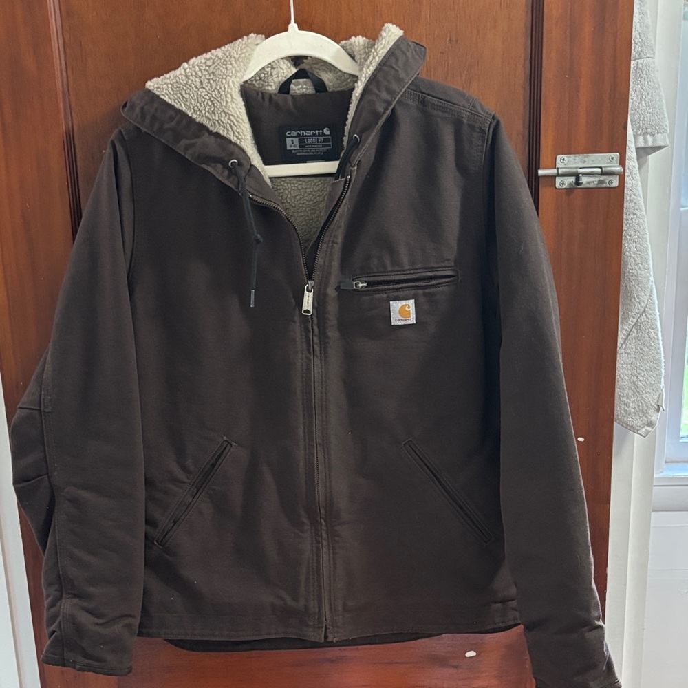 Carhartt Women’s Dark Brown Hooded Performance Jacket